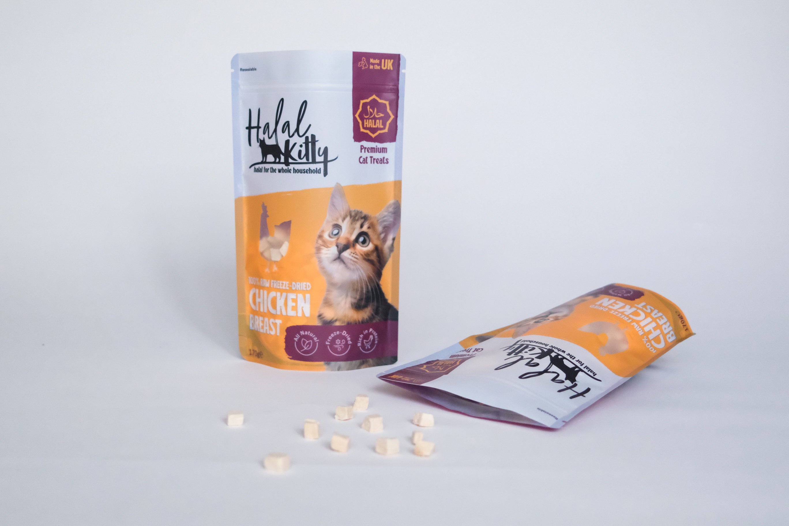 100% Halal Chicken Breast Treats (170g) – Halal Kitty